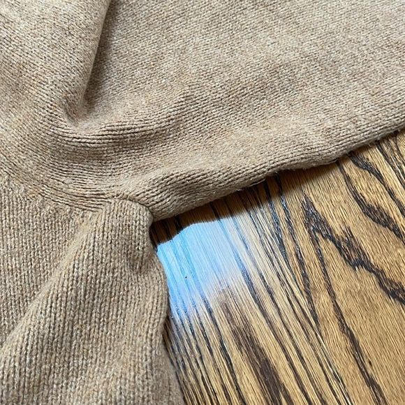 Caramel puffed shoulder cardigan - Picture 6 of 6